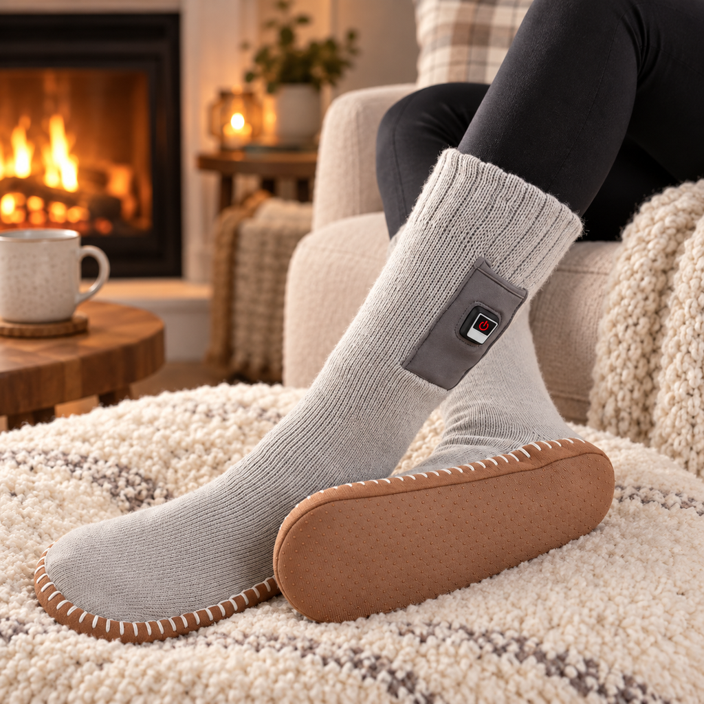 Adjustable Electric Moisture Wicking Heated Socks