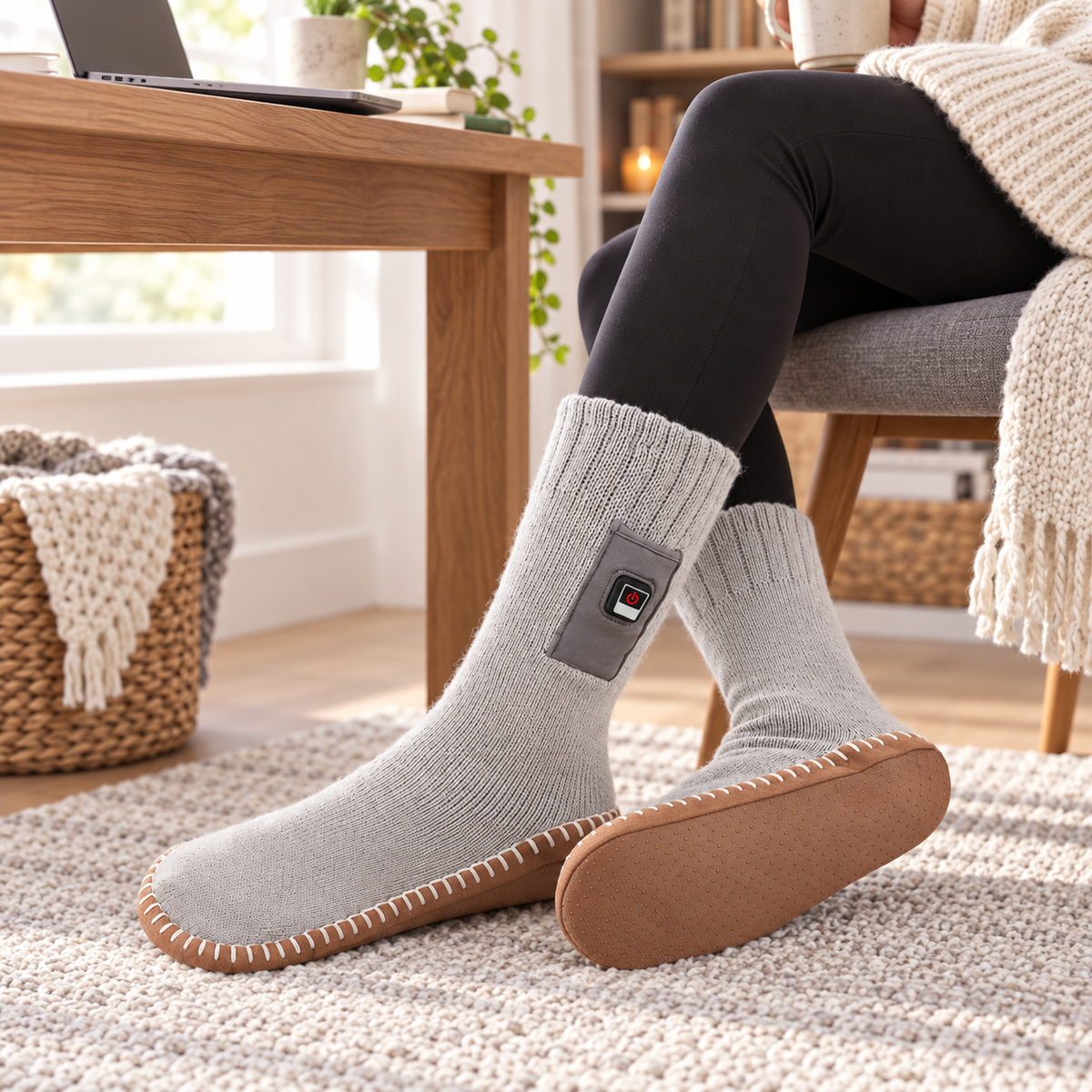 Adjustable Electric Moisture Wicking Heated Socks