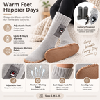 Adjustable Electric Moisture Wicking Heated Socks