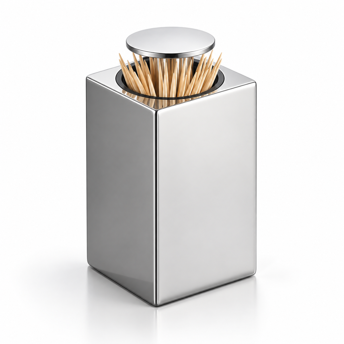 Automatic Toothpick Dispenser Push Button Compact Stand