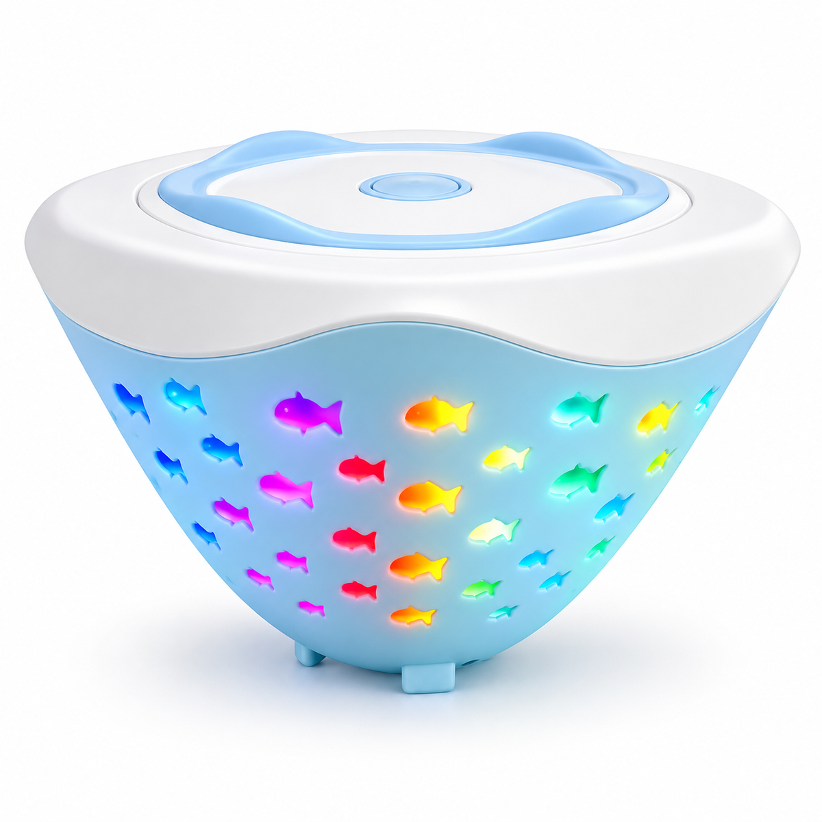 Bath Light Projector Pool Colorful Rotating Night Lamp