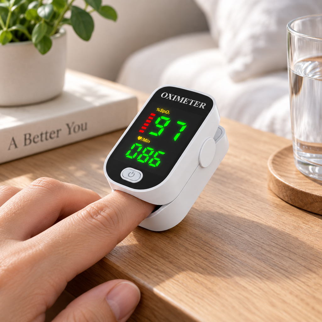 Blood Glucose Monitor Display Painless Portable LED