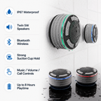 Bluetooth Speakers Shower Wireless Waterproof Design