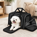 Breathable Mesh Pet Carrier Expandable Stress Free Travel