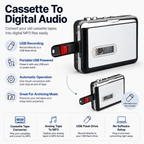 Cassette Tape Converter USB Player Automatic Portable