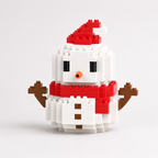 Christmas Building Blocks Set Fun Family Activity