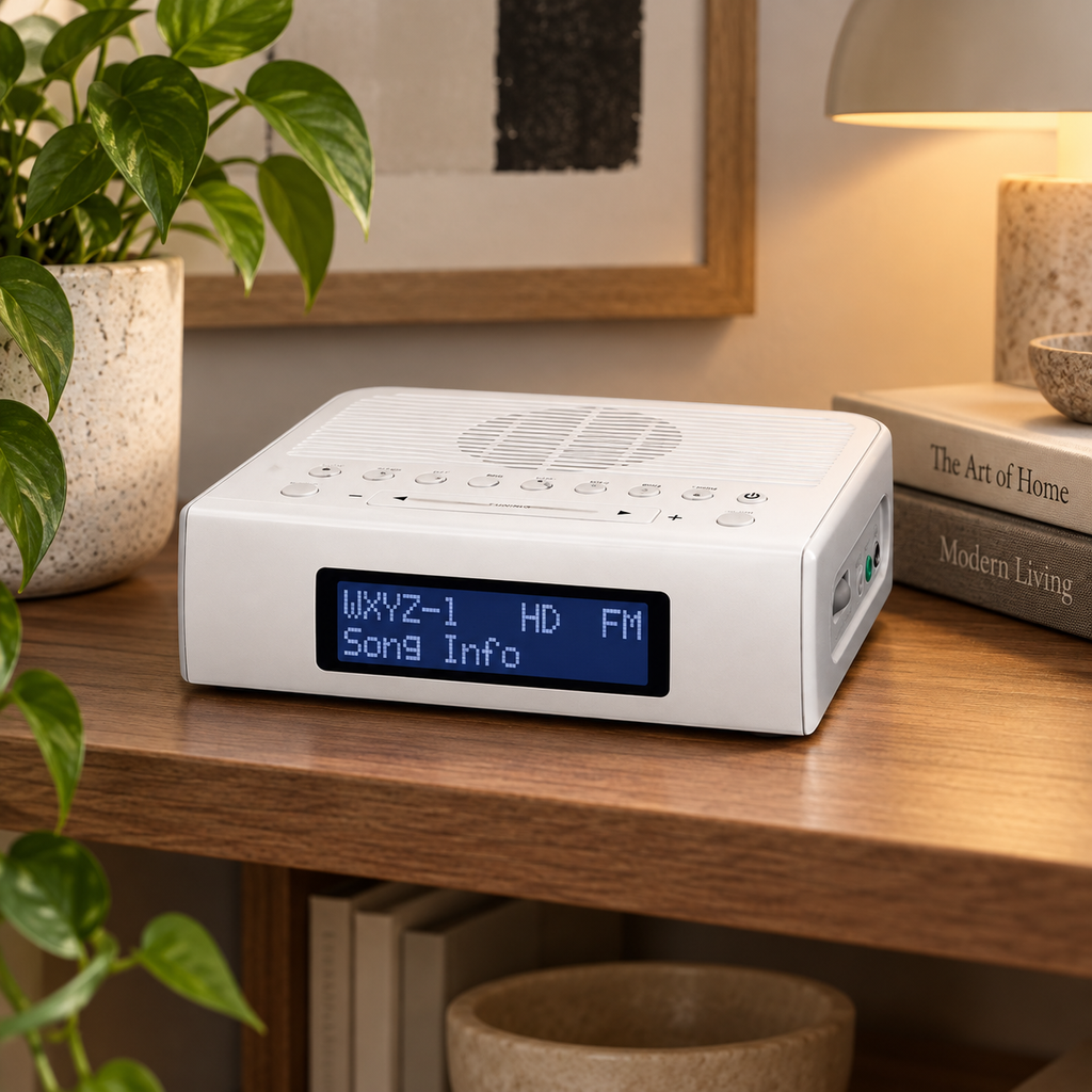 Compact Digital Radio Portable Handheld Speaker