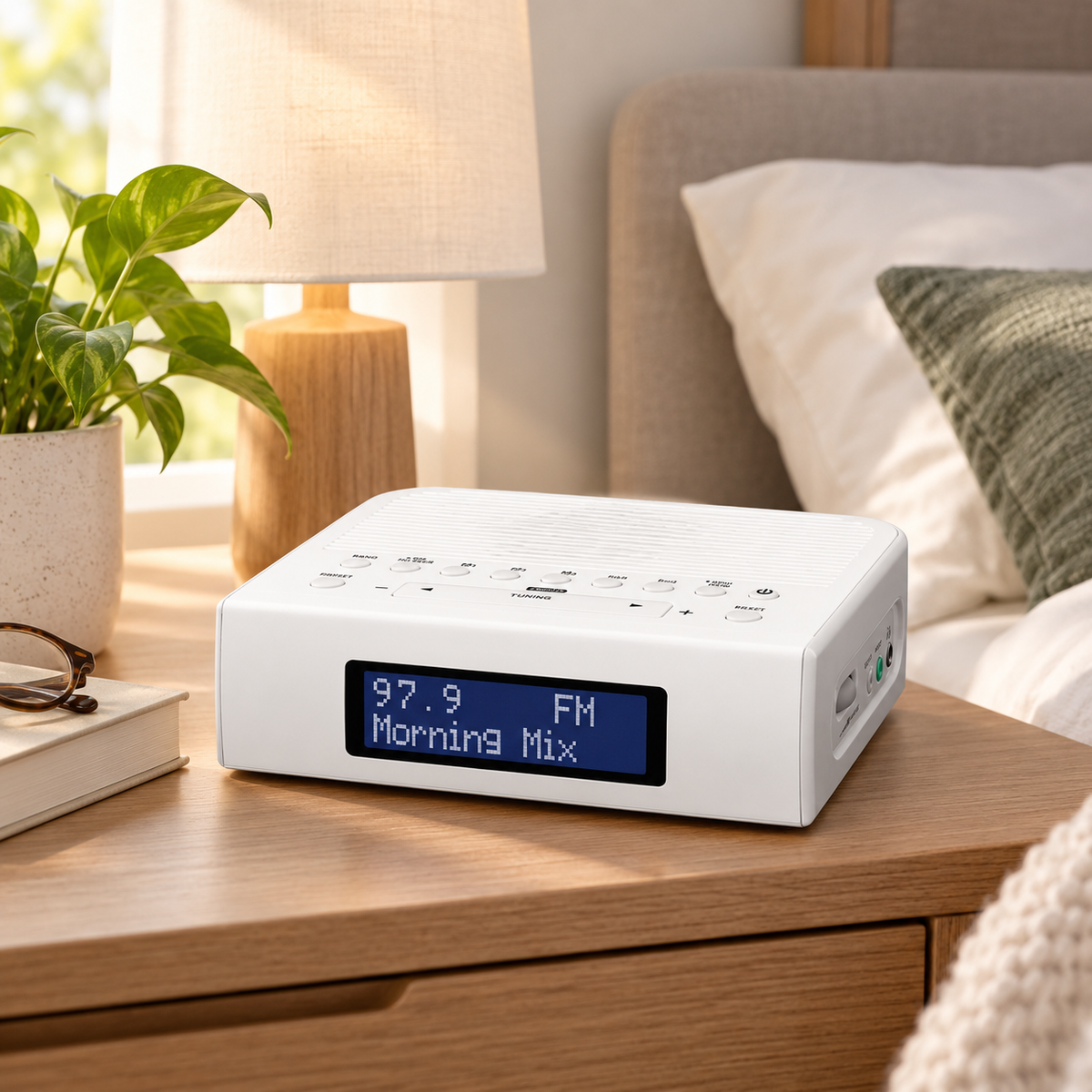 Compact Digital Radio Portable Handheld Speaker