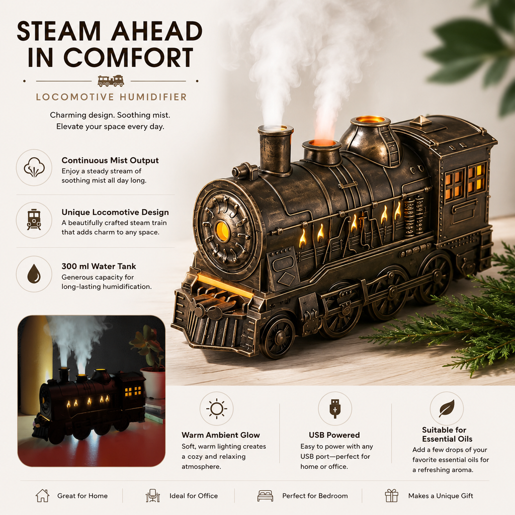 Locomotive Steam Mist Humidifier
