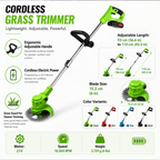 Cordless Grass Trimmer Ergonomic Adjustable Handle