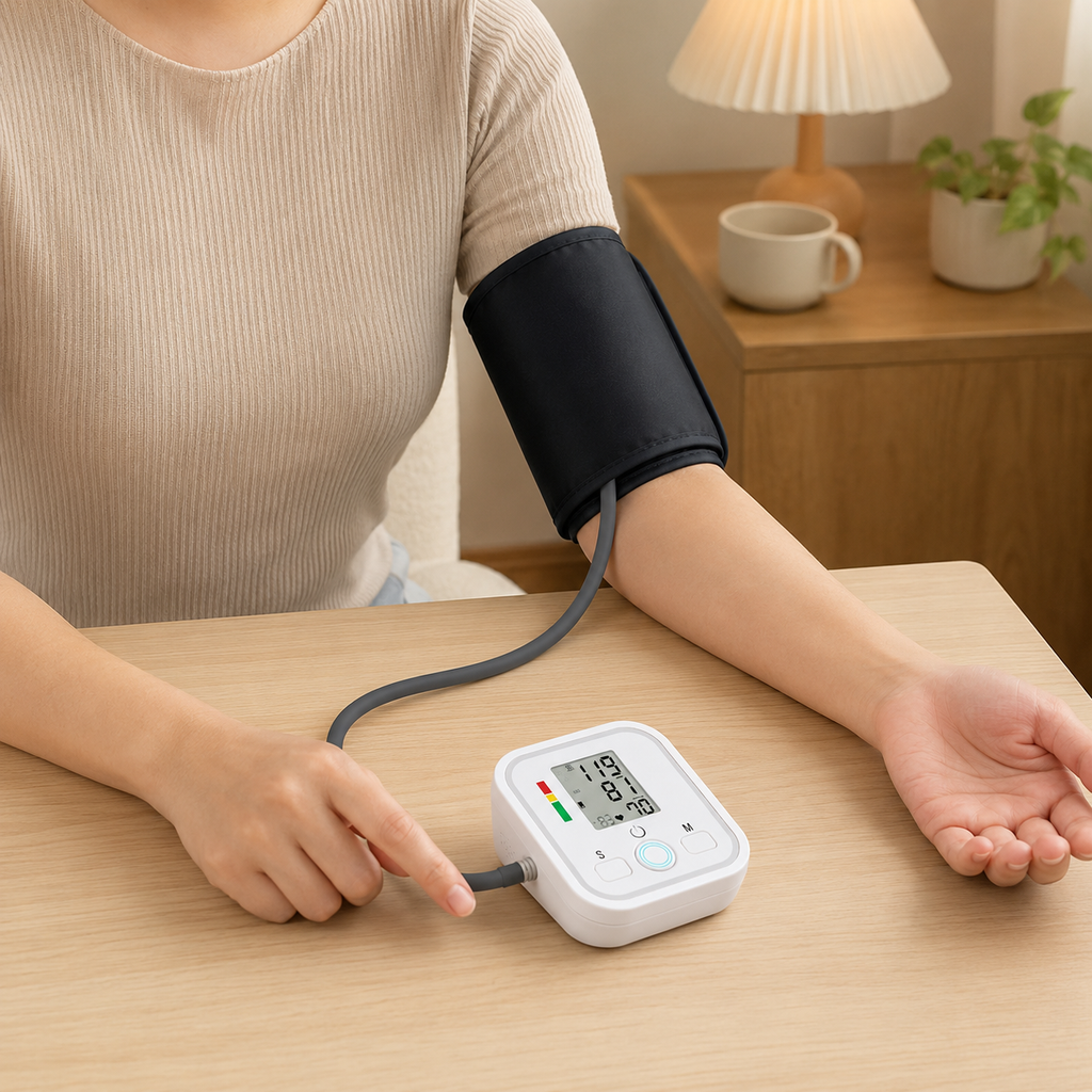 Digital Blood Pressure Monitor Home Wrist Large Display
