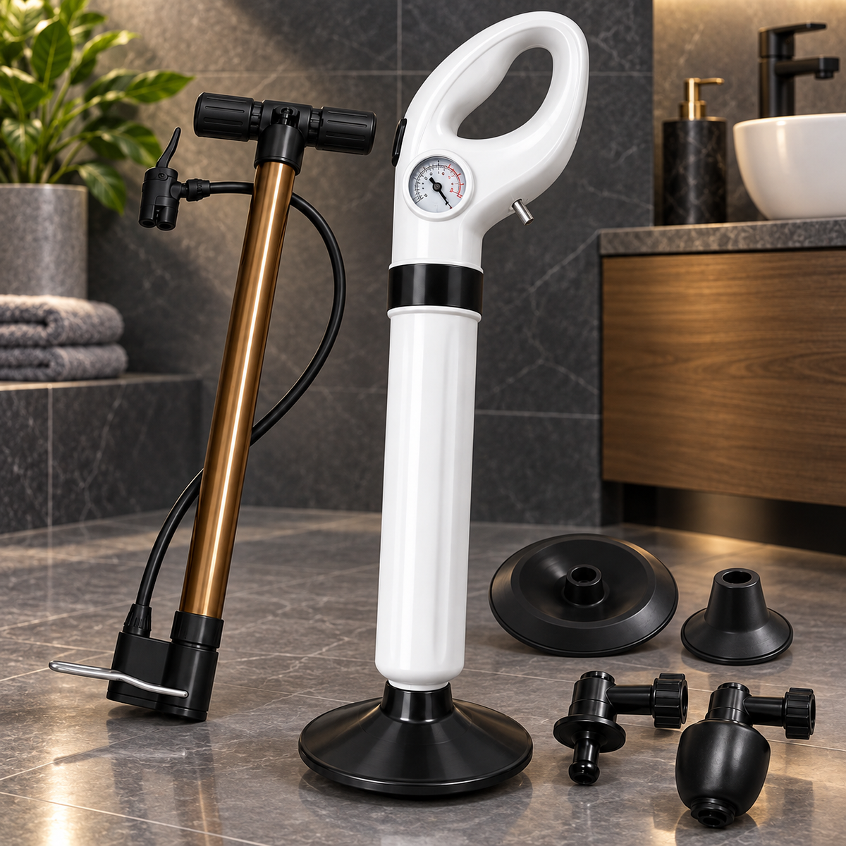 Drain Unblocker Tool Kit High Pressure Cleaning System