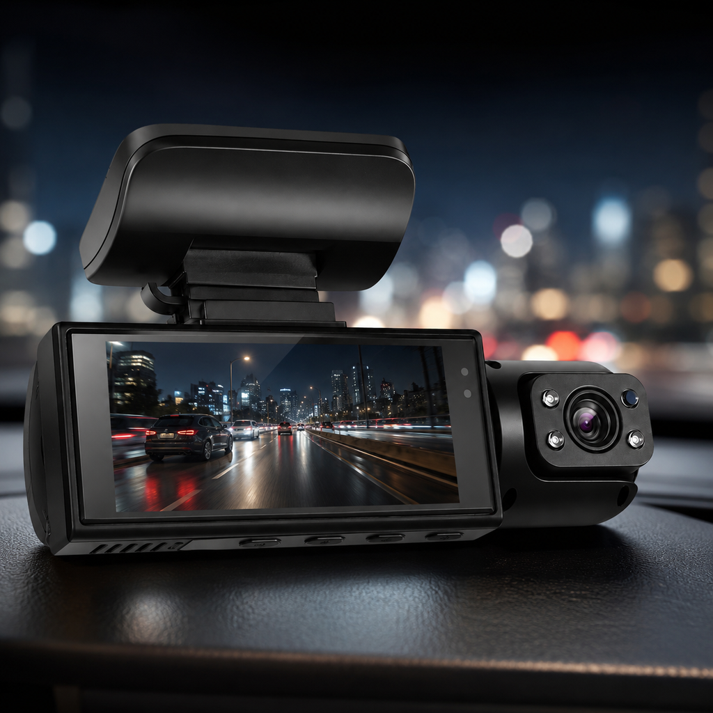 Dual Lens Night Vision Dash Cam