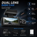 Dual Lens Night Vision Dash Cam