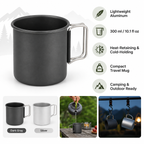 Durable Aluminum Mug Insulated Camping Outdoor Recreation