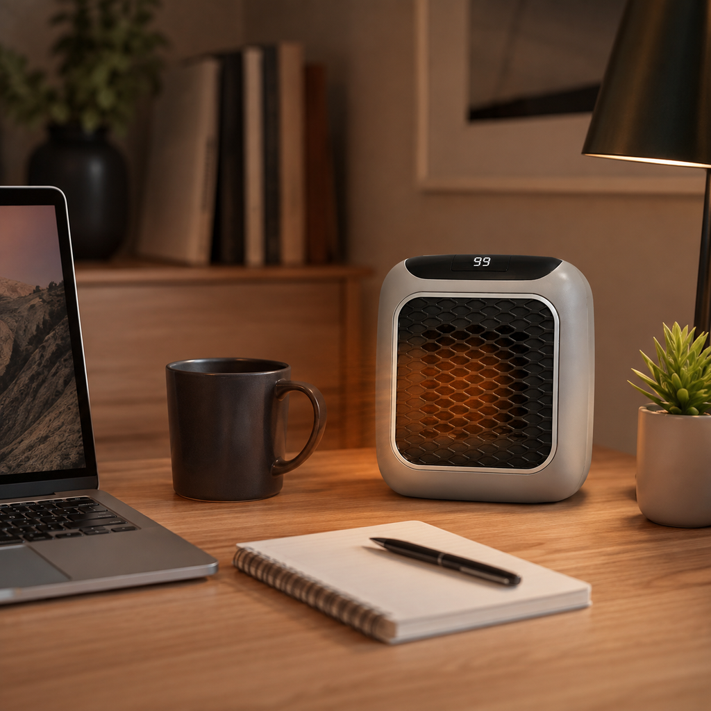 Electric Space Heater Compact Energy Efficient Design