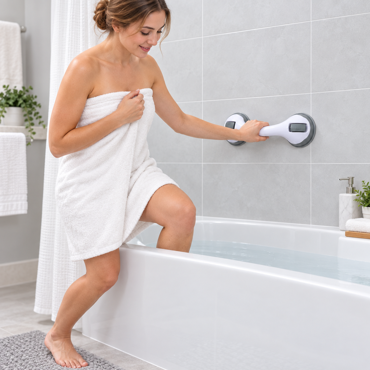 Suction Bathroom Grab Bar
