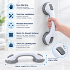 Suction Bathroom Grab Bar