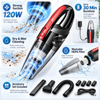 Handheld Vacuum Cleaner Portable Strong Suction Cordless