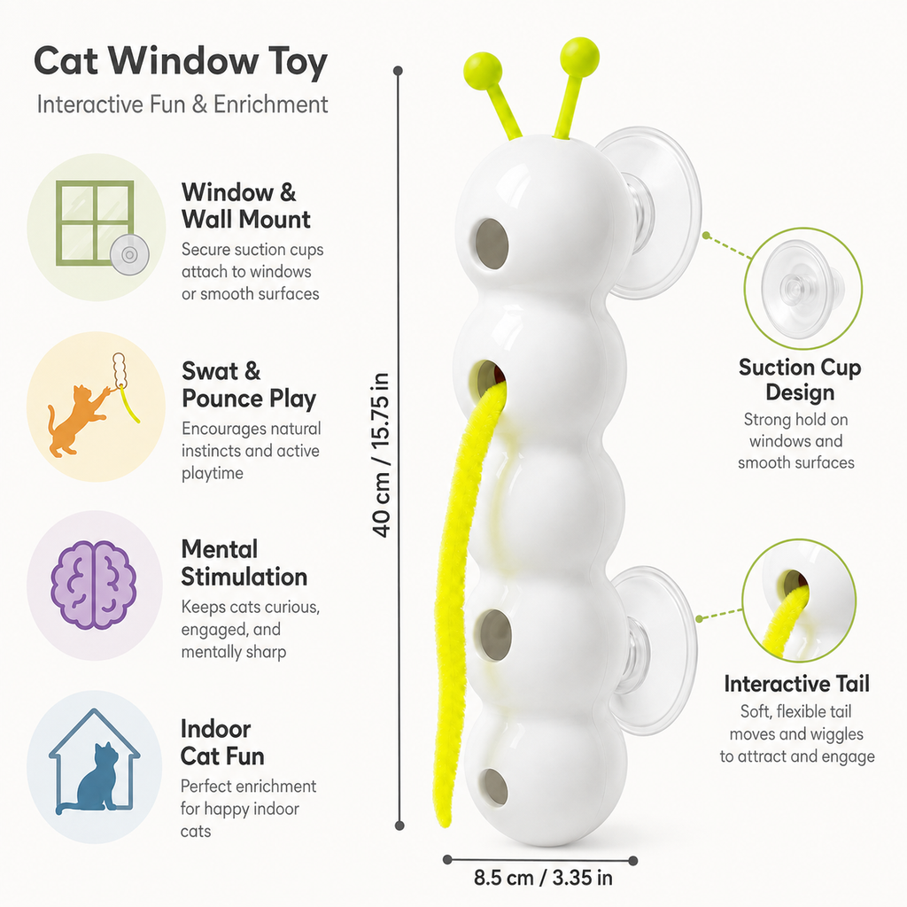 Interactive Cat Toy Smart Motion Wall Mounted Puzzle Game