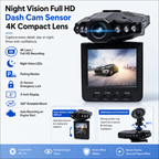 Night Vision Full HD Dash Cam Sensor 4K Compact Lens