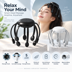 Portable Electric Head Massager Wireless Handheld Shiatsu