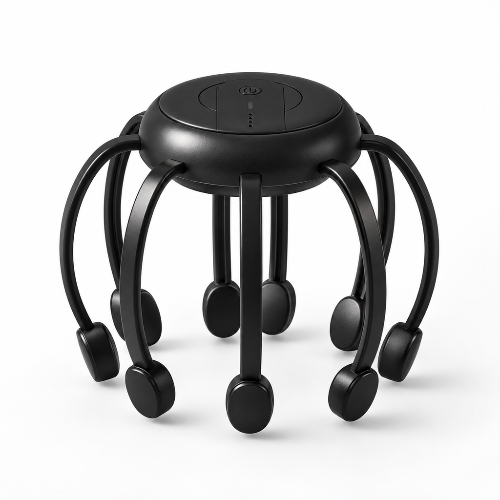 Portable Electric Head Massager Wireless Handheld Shiatsu