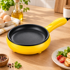 Portable Electric Mini Frying Pan Compact Non Stick Design