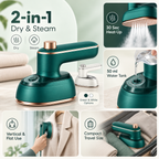 Portable Garment Iron Vertical Steam Handheld Compact