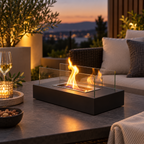 Portable Tabletop Fireplace Modern Indoor Decor Home