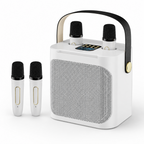 Portable Karaoke Speaker Wireless Microphones LED Display