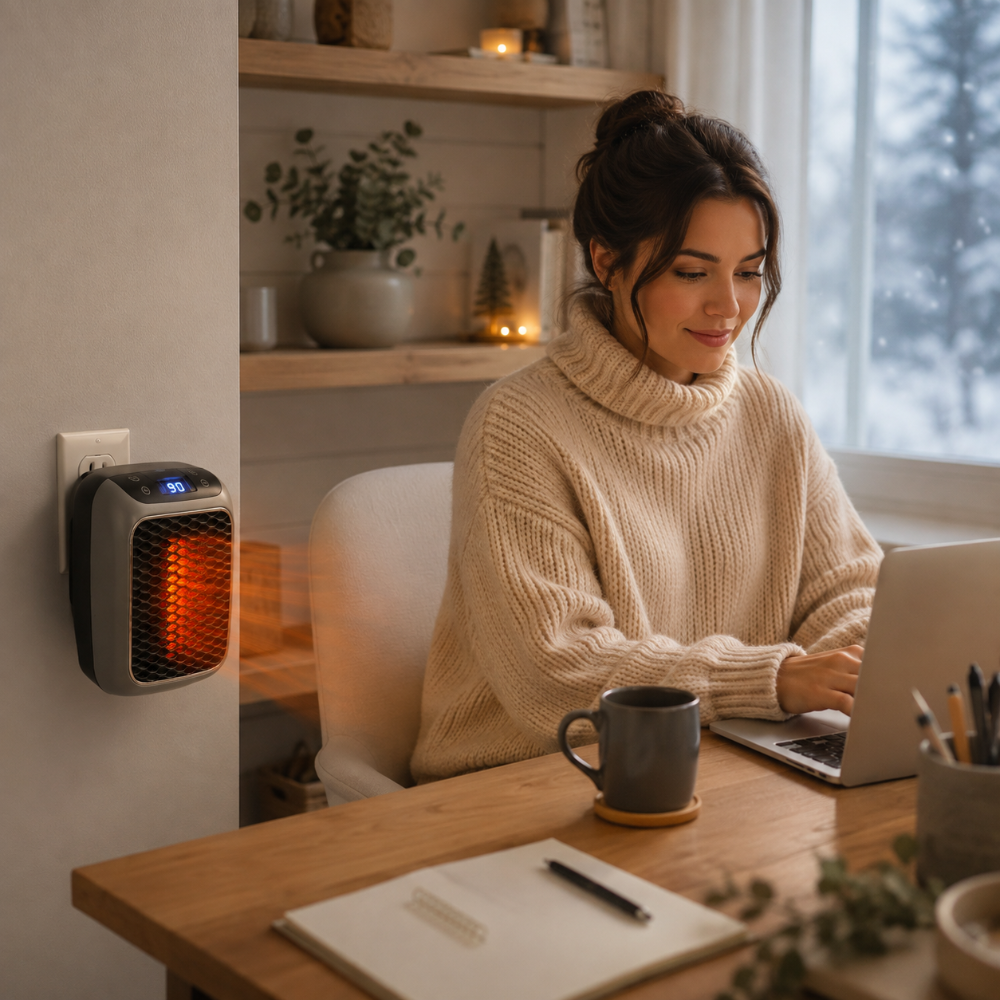 Compact Oscillating Space Heater