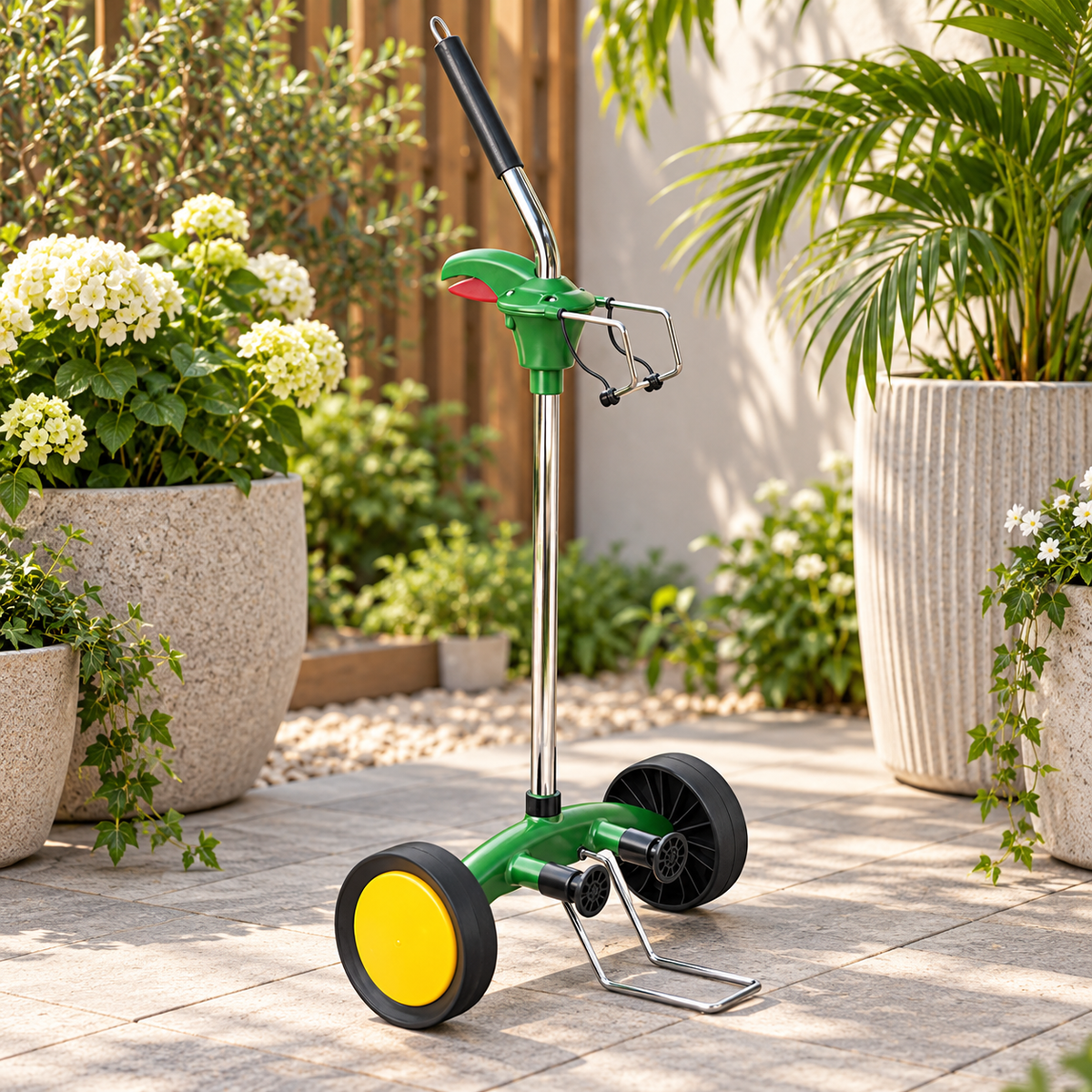 Potted Plant Mover Adjustable Dolly Heavy Duty Wheel Lock