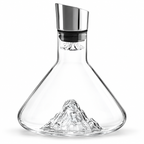 Premium Wine Decanter Mountain Design Elegant Pouring Spout