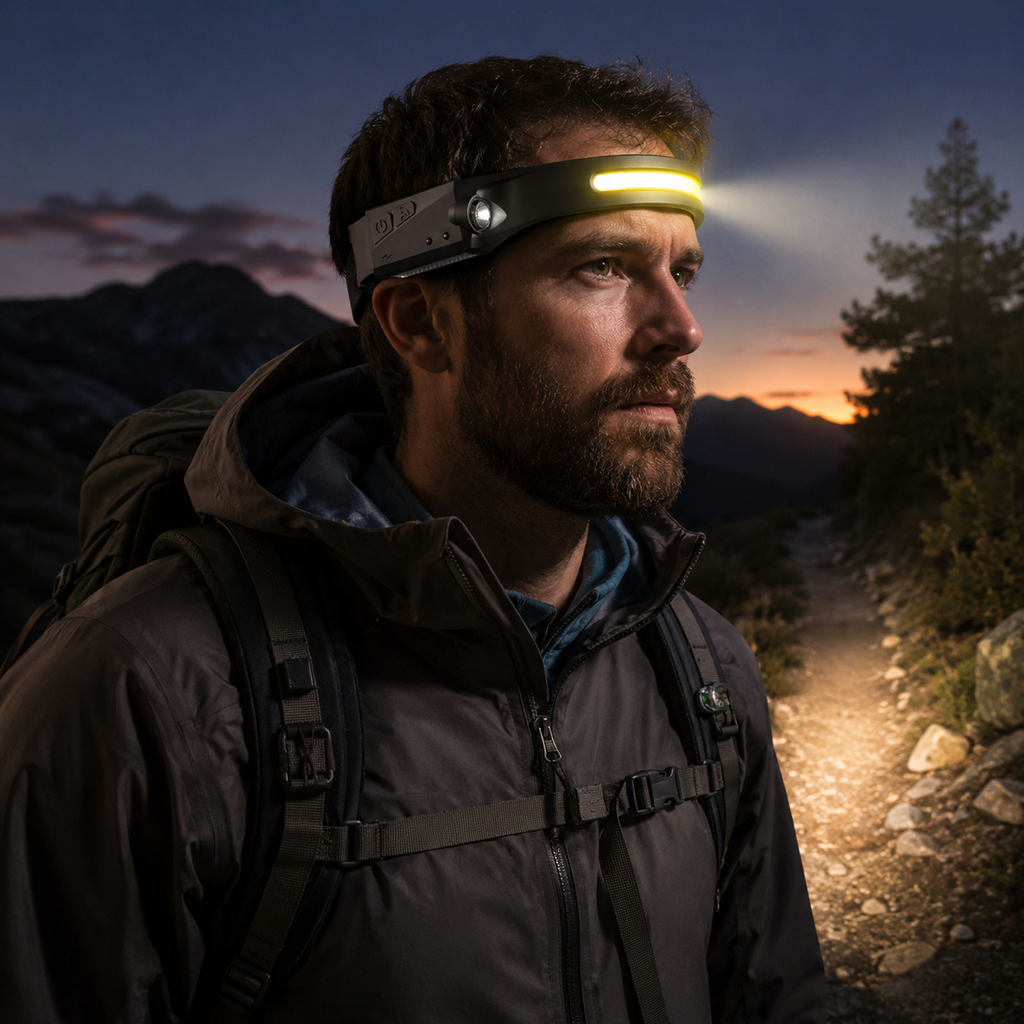 Lightweight Rechargeable Headlamp