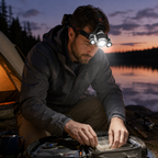 Rechargeable Headlamp LED Outdoor Adjustable Strap