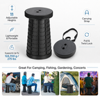 Retractable Stool Camping Portable Lightweight Design