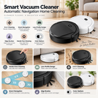 Smart Vacuum Cleaner Automatic Navigation Home Cleaning