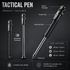 Tactical Pen Flashlight Self Defense Automatic Extension