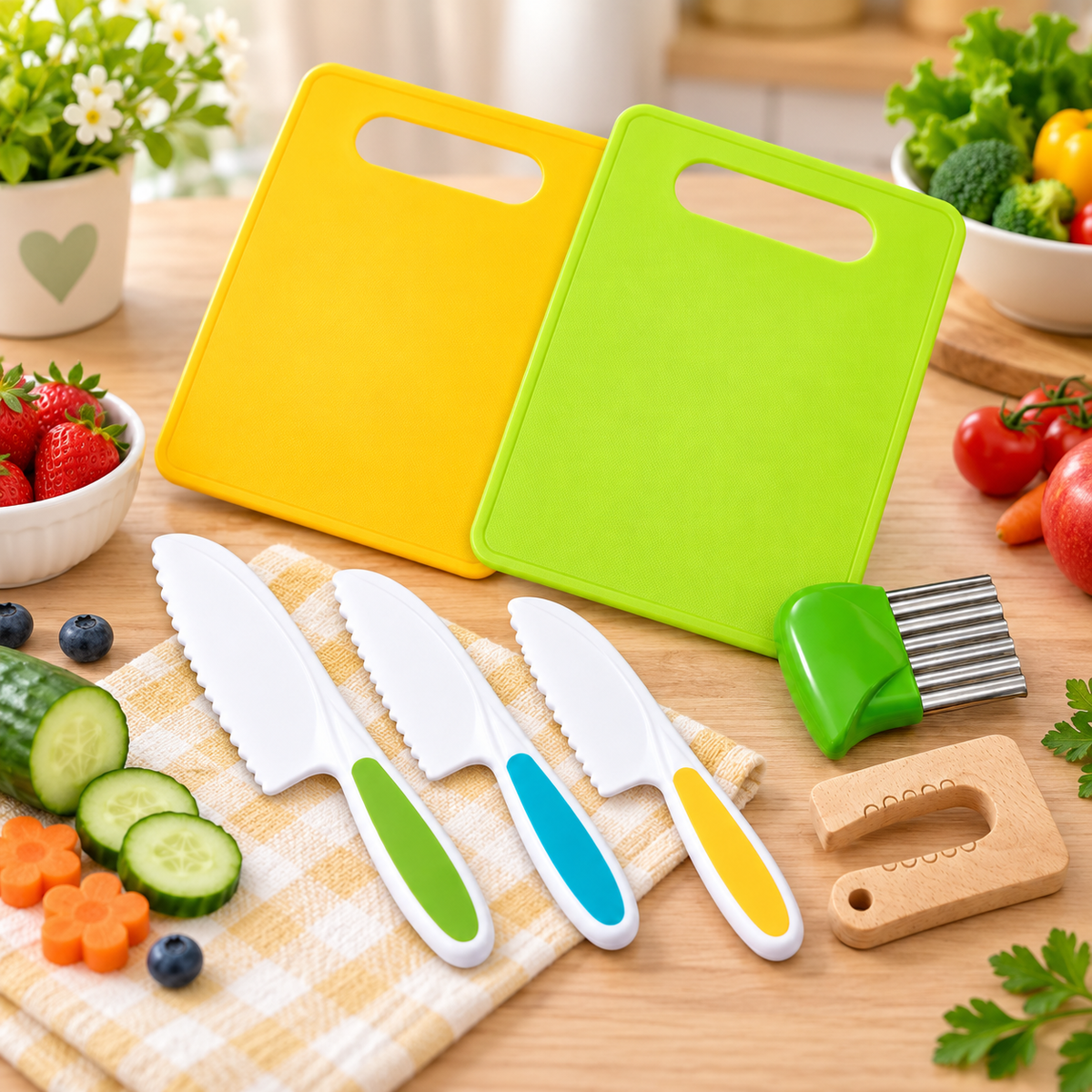 Toddler Kitchen Set Child Chef Cooking Tools Playset
