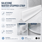 Water Stopper Bathroom Silicone Adhesive Shower Seal