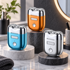Waterproof Electric Shaver Quiet Design Dual Blade System