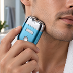 Waterproof Electric Shaver Quiet Design Dual Blade System