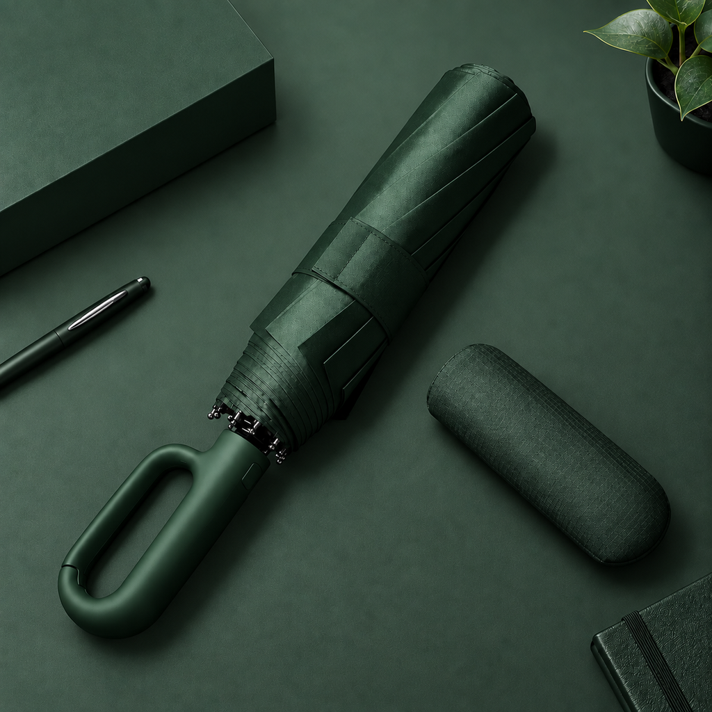 Wind Resistant Automatic Umbrella Travel Friendly Design