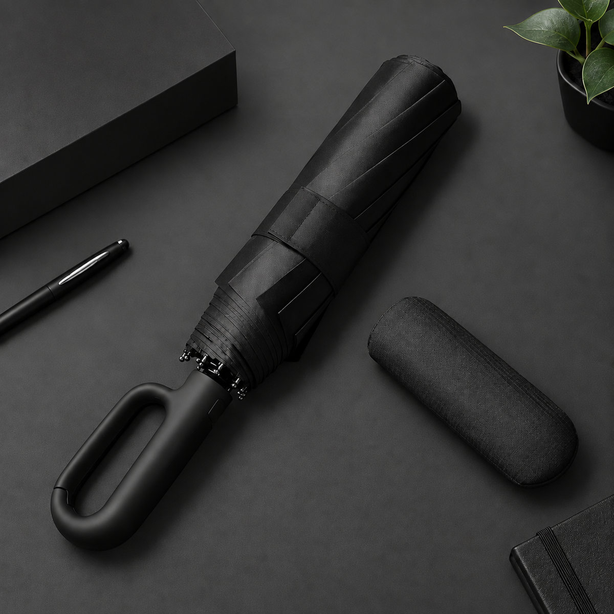 Wind Resistant Automatic Umbrella Travel Friendly Design