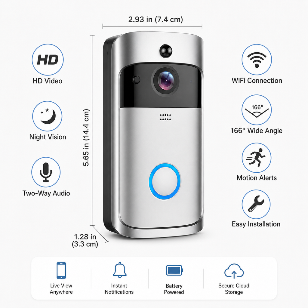Wireless HD Video Doorbell
