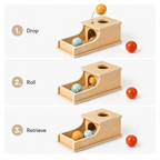Wooden Object Permanence Box