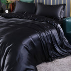 Antibacterial Silk Bedding Set Breathable Duvet Cover