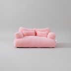 Calming Pet Sofa Soft Relax Zipper Design Cat Couch