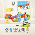 Construction Toy Electric Train Set Magnetic Track System